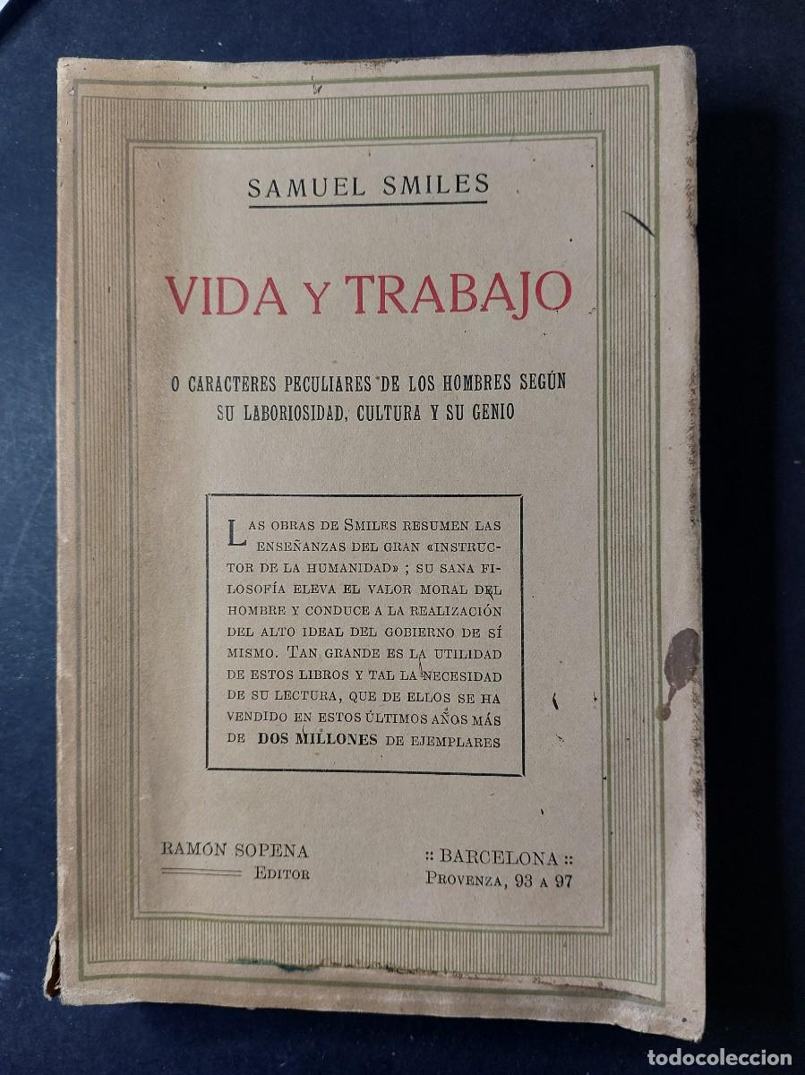 Libros antiguos: Vida y trabajo - Samuel Smiles - 1887 - Foto 1