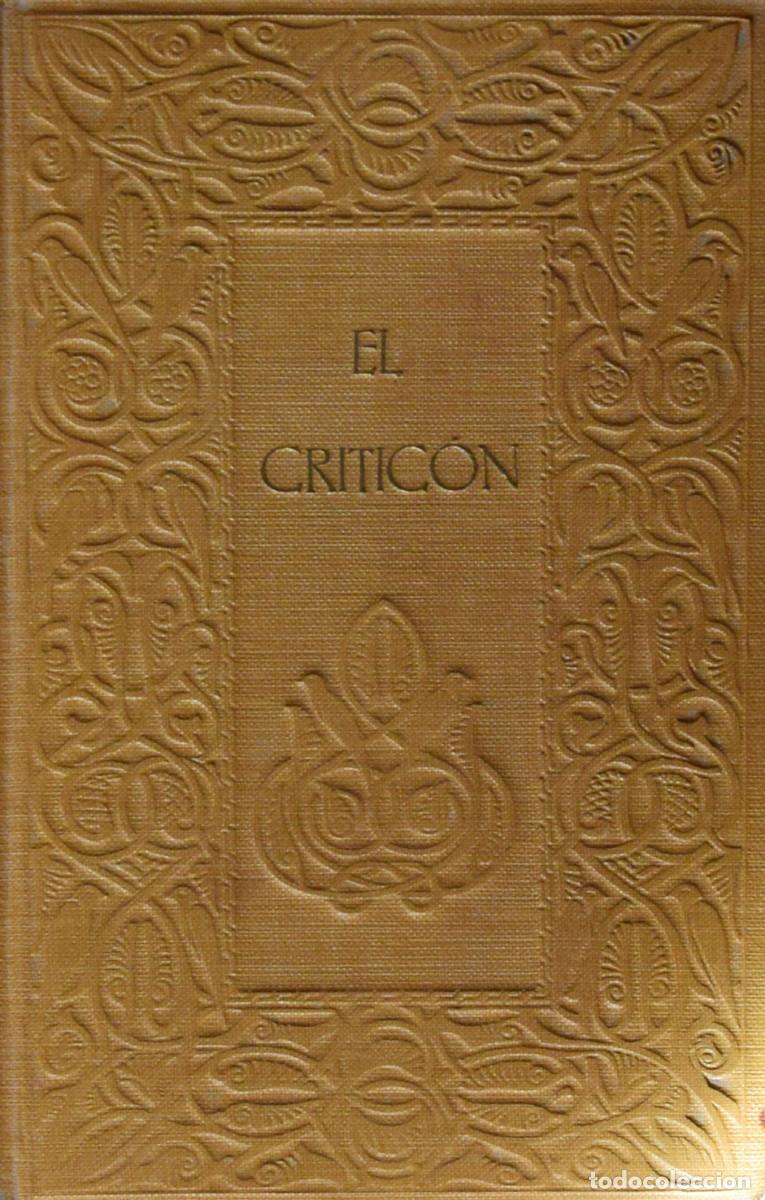 Libros antiguos: EL CRITIC&Oacute;N - Lorenzo GRACI&Aacute;N - Foto 2