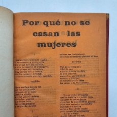 Libros antiguos: PANFLETOS Y PUBLICACIONES REFRANES, (IMP PAYA), LERIDA, LLEIDA CIRCA 1930, ENCUADERNADOS