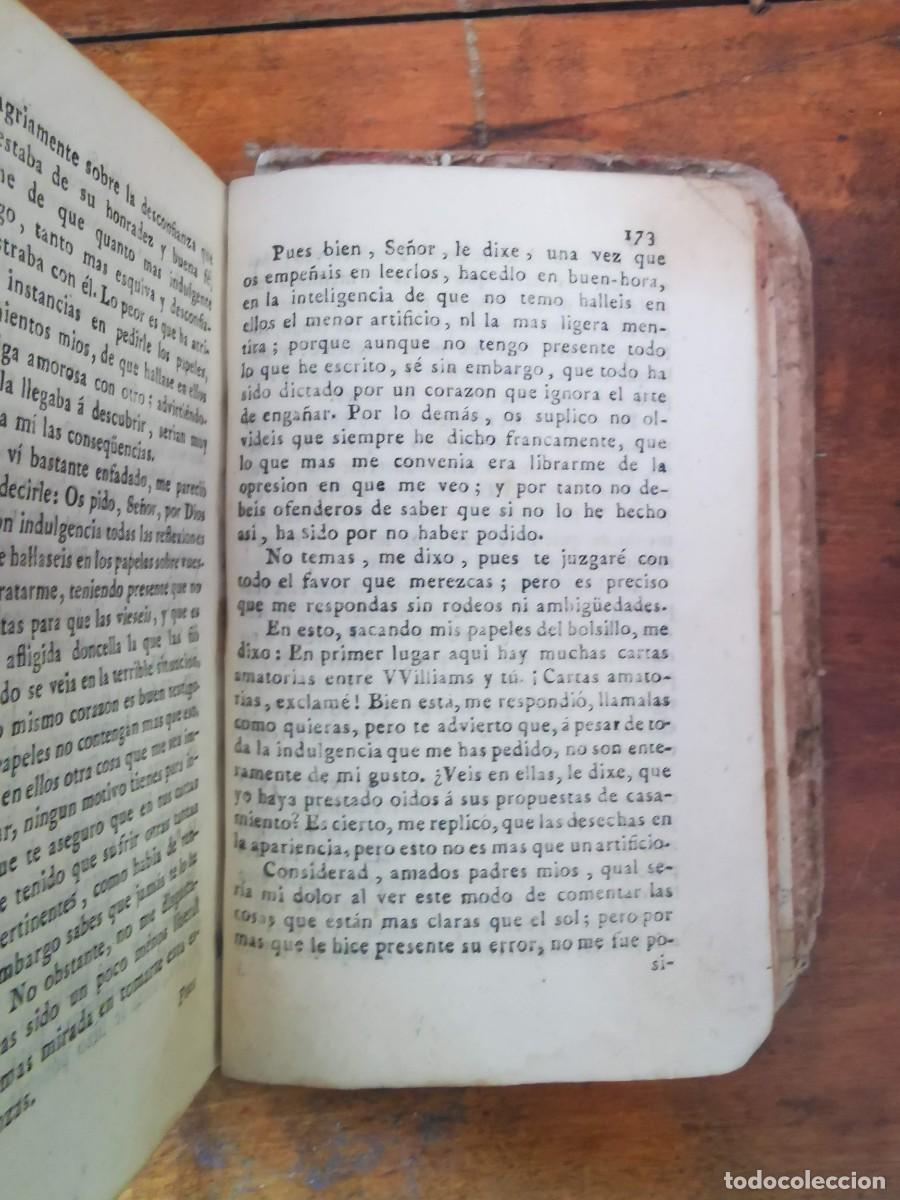 Libros antiguos: RICHARDSON, Thomas. Pamela Andrews o La virtud recompensada - Foto 5