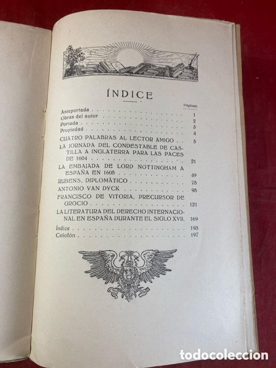 Libros antiguos: OCIOS DIPLOM&Aacute;TICOS 1927 - Foto 4
