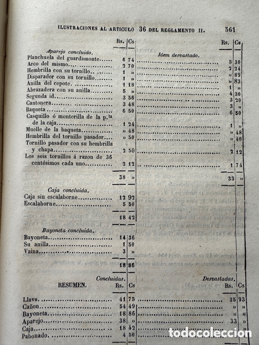 Libros antiguos: Ordenanza de Artiller&iacute;a - Foto 5