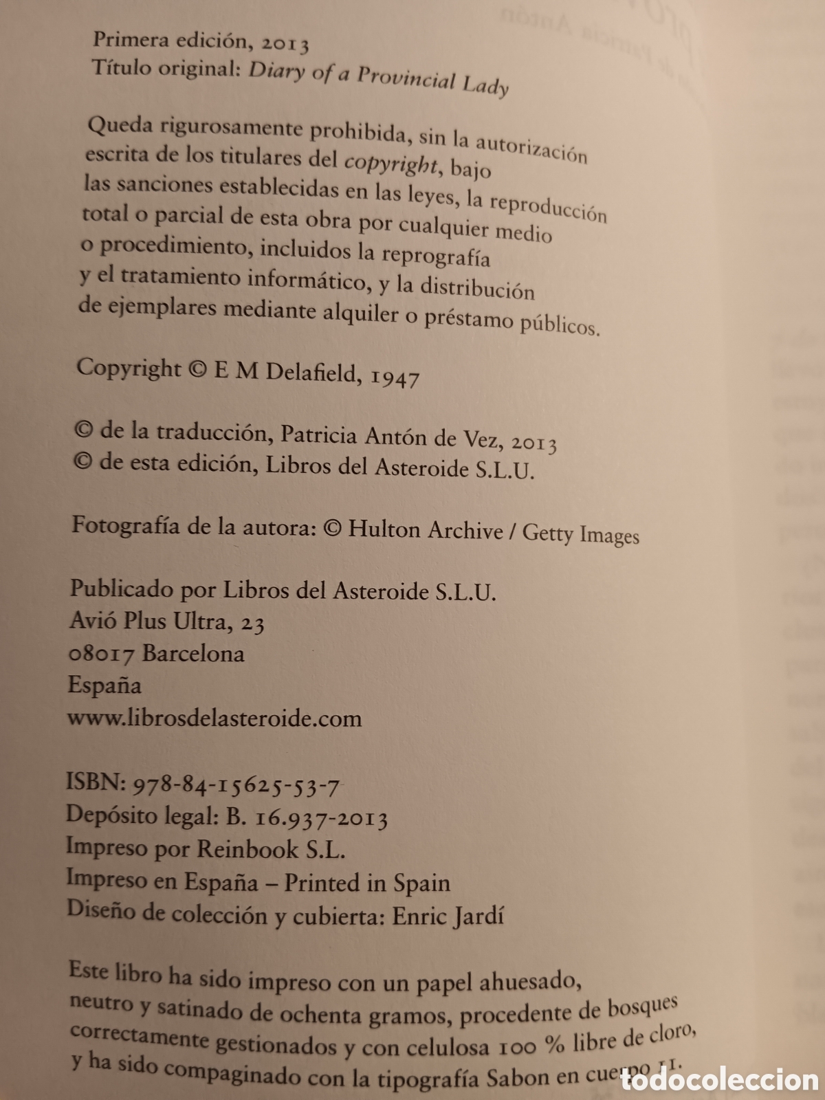 Libros antiguos: DIARIO DE UNA DAMA DE PROVINCIAS E. M . DELAFIELD - Foto 5