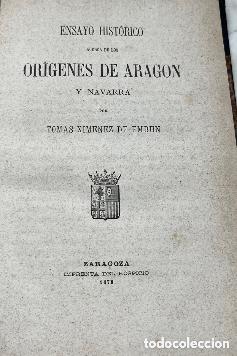 Antiquarische B&uuml;cher: Ensayo Hist&oacute;rico acerca de los or&iacute;gebes de Arag&oacute;n y Navarra (1878)