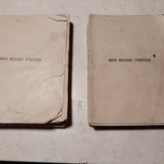Libros antiguos: MINAS MILITARES TERRESTRES FERMIN DE SOJA Y LOMBA.2 TOMOS .AÑO 1908.IMPRENTA MEMORIAL DE INGENIEROS