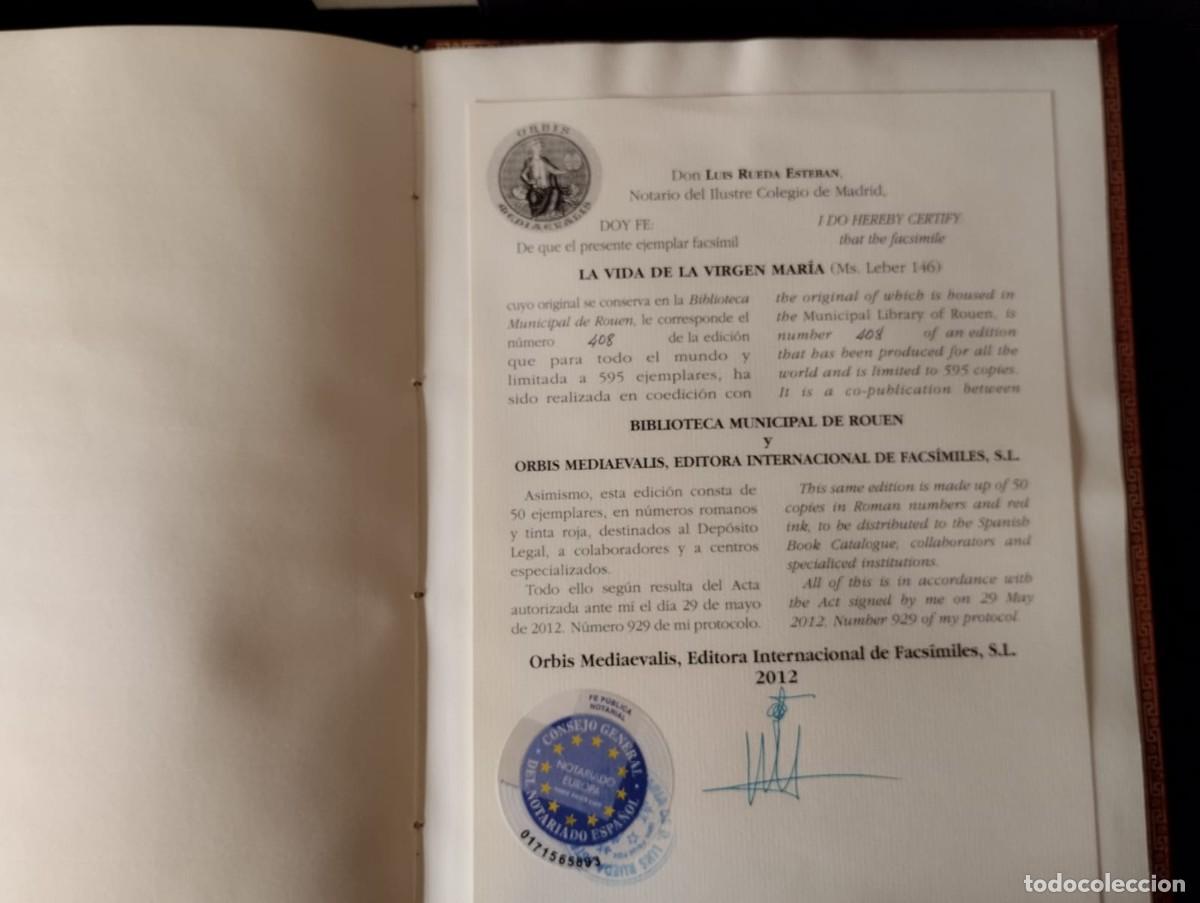 Libros antiguos: LA VIDA DE LA VIRGEN MARIA - Foto 3