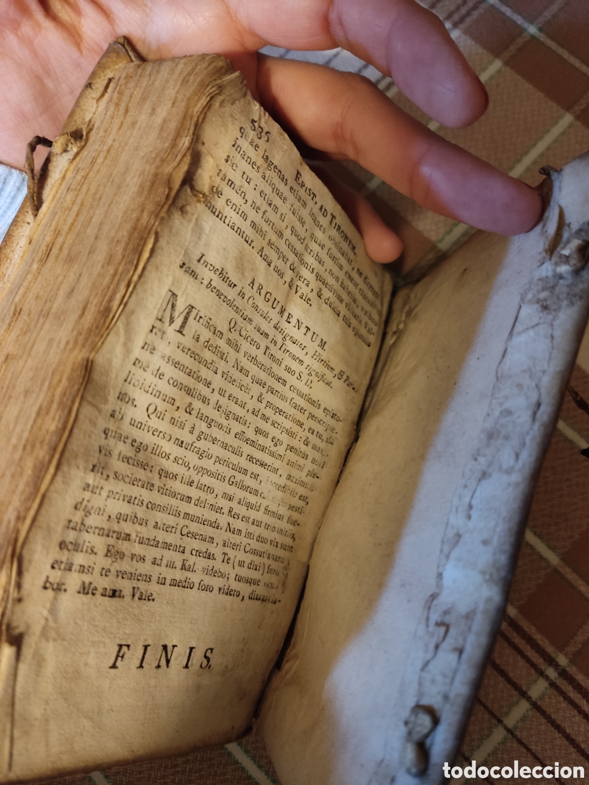 Libros antiguos: Ciceronis epistolarum lentulum - Foto 7