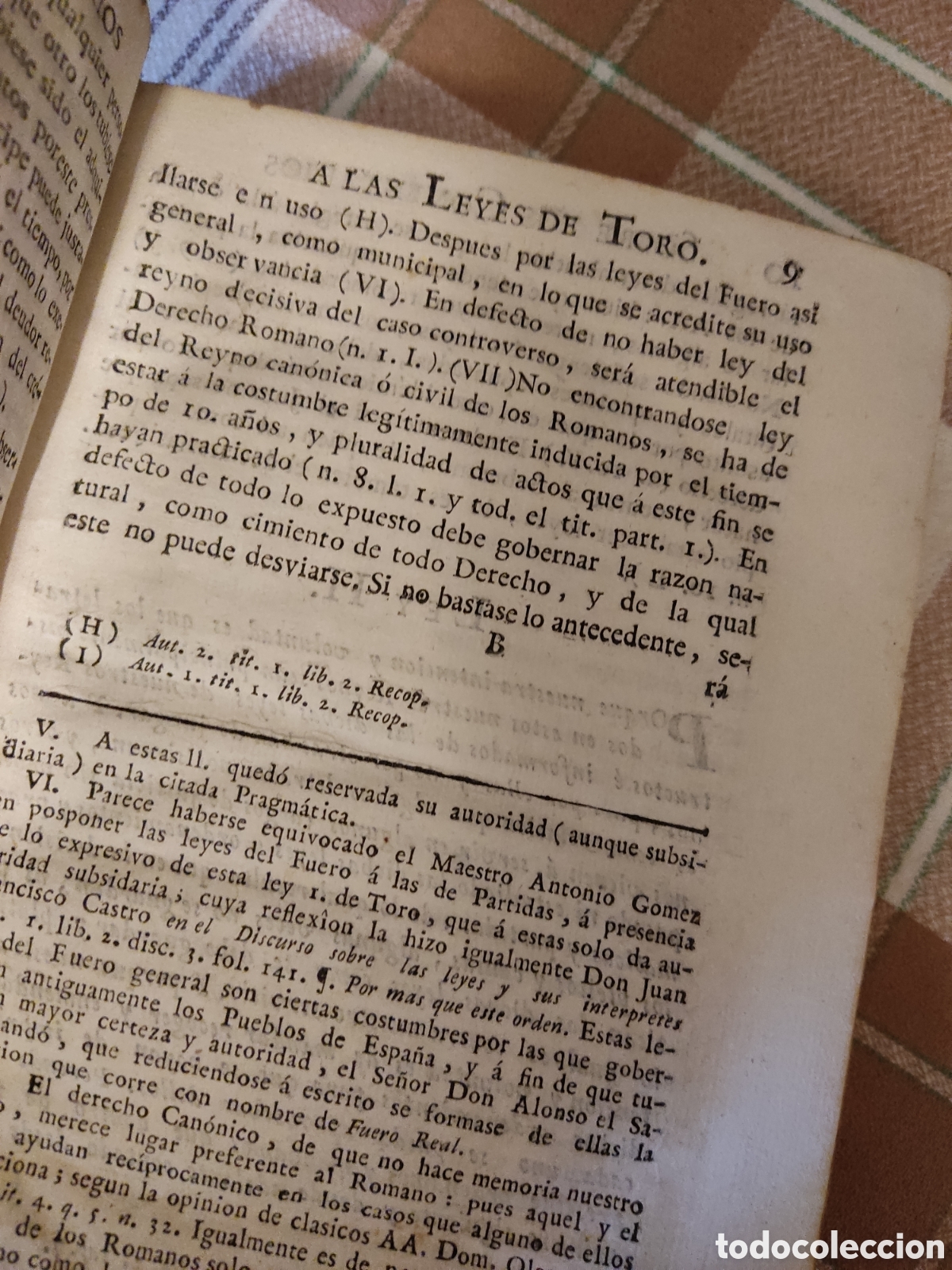 Libros antiguos: Compendio de los comentarios extendidos maestro antonio gomez 83 leyes de toro - Foto 4