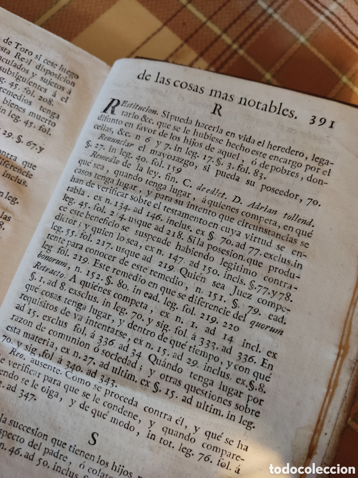 Libros antiguos: Compendio de los comentarios extendidos maestro antonio gomez 83 leyes de toro - Foto 5