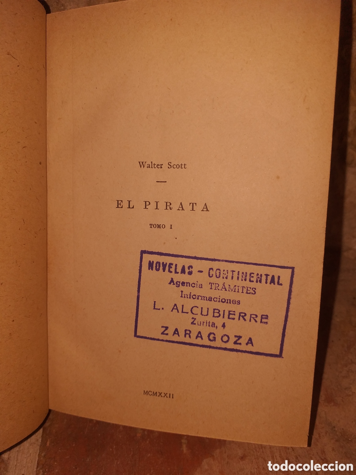 Libros antiguos: El pirata (walter scott )1922 - Foto 3