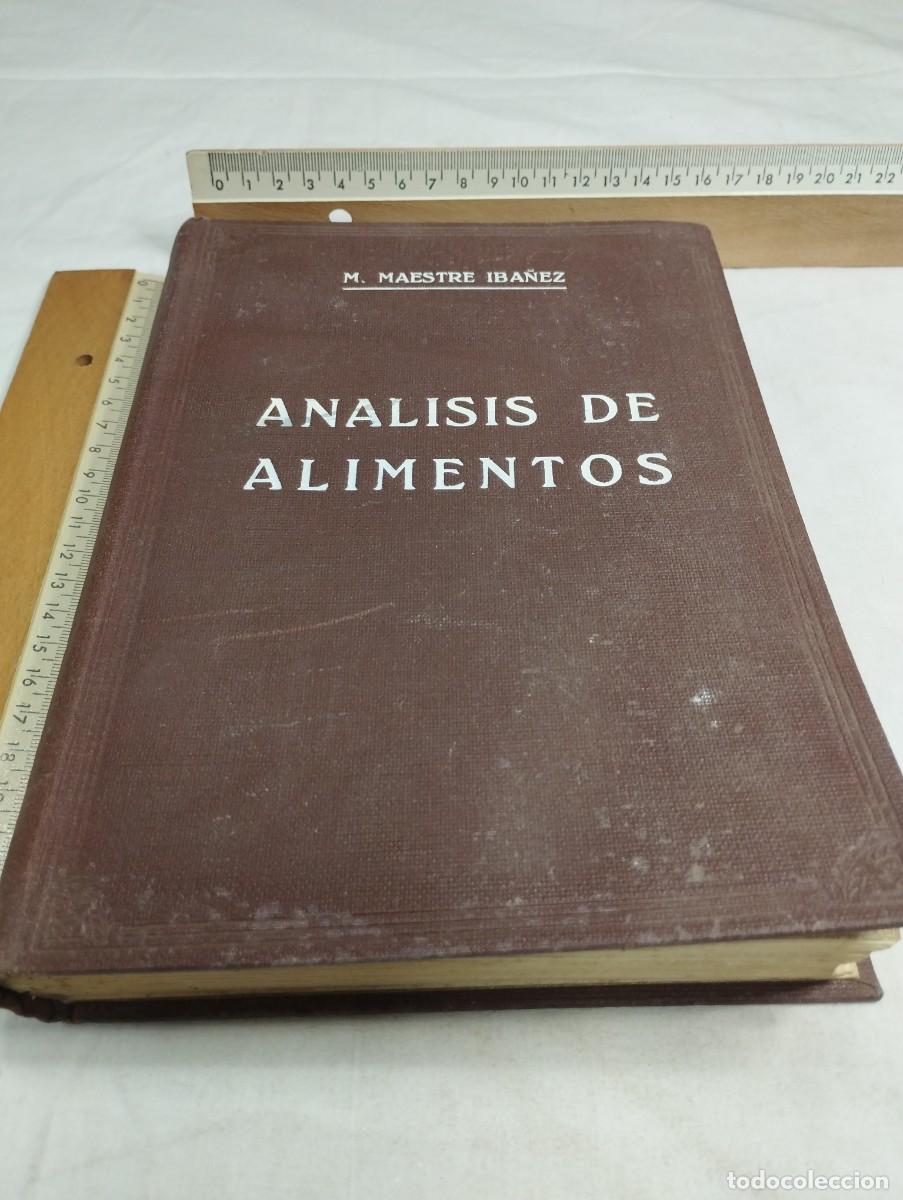 Libros antiguos: An&aacute;lisis de elementos. M. Maestre Ib&aacute;&ntilde;ez, 1931 - Foto 1