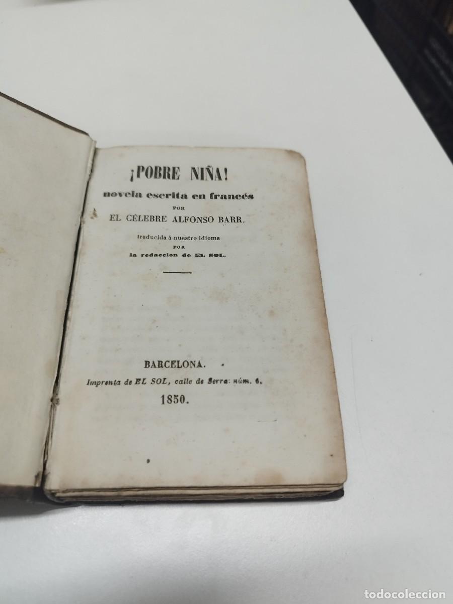 Libros antiguos: POBRE NI&Ntilde;A! BARR, Alfonso. Alphonse Karr. - Foto 3