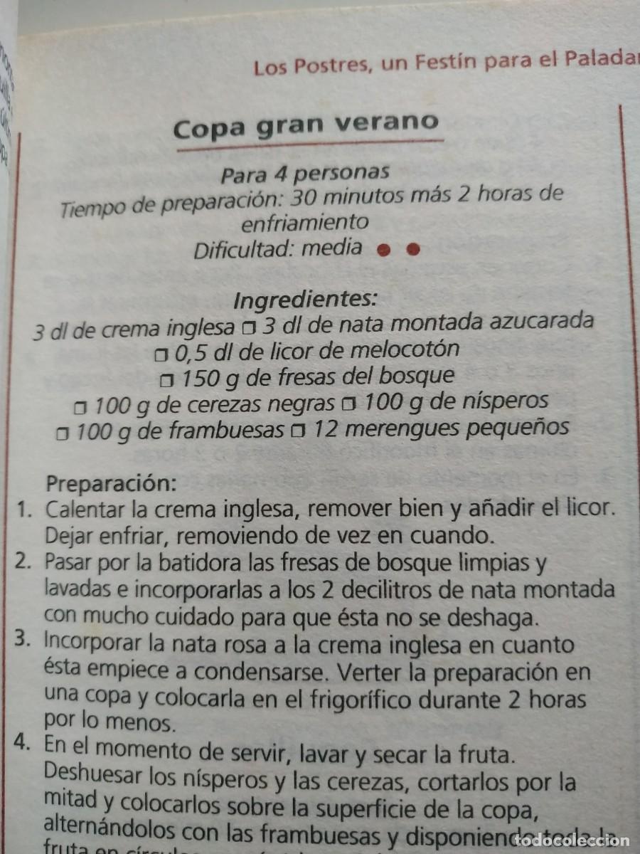 Libros antiguos: LIBRO DE COCINA GUIA PRACTICA DEL HOGAR LOS POSTRES - Foto 2