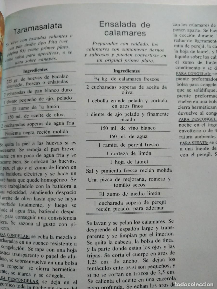 Libros antiguos: LIBRO DE RECETAS COCINAR Y CONGELAR - Foto 2
