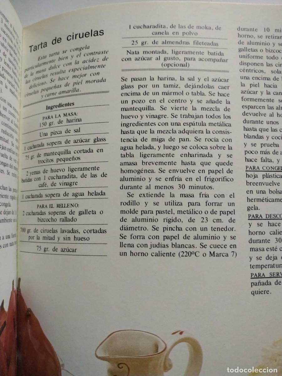 Libros antiguos: LIBRO DE RECETAS COCINAR Y CONGELAR - Foto 4