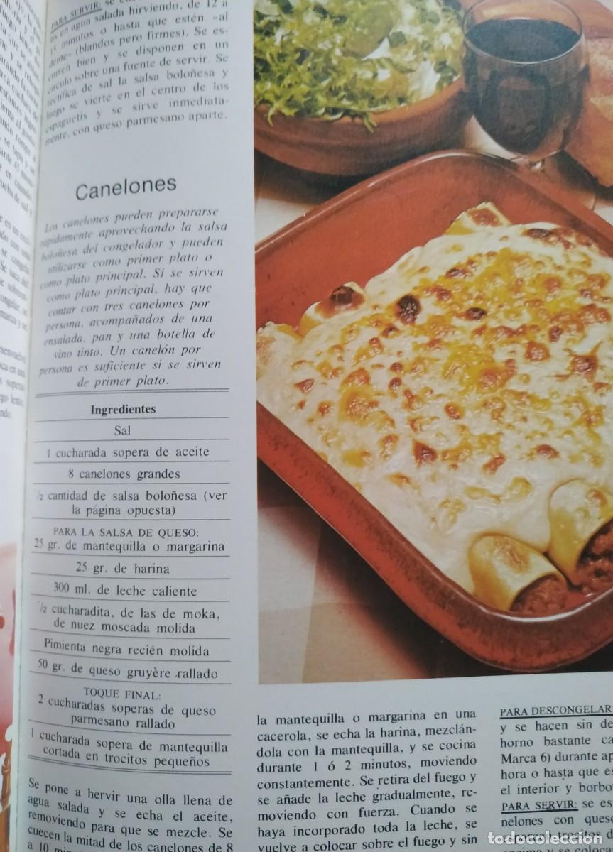 Libros antiguos: LIBRO DE RECETAS COCINAR Y CONGELAR - Foto 7