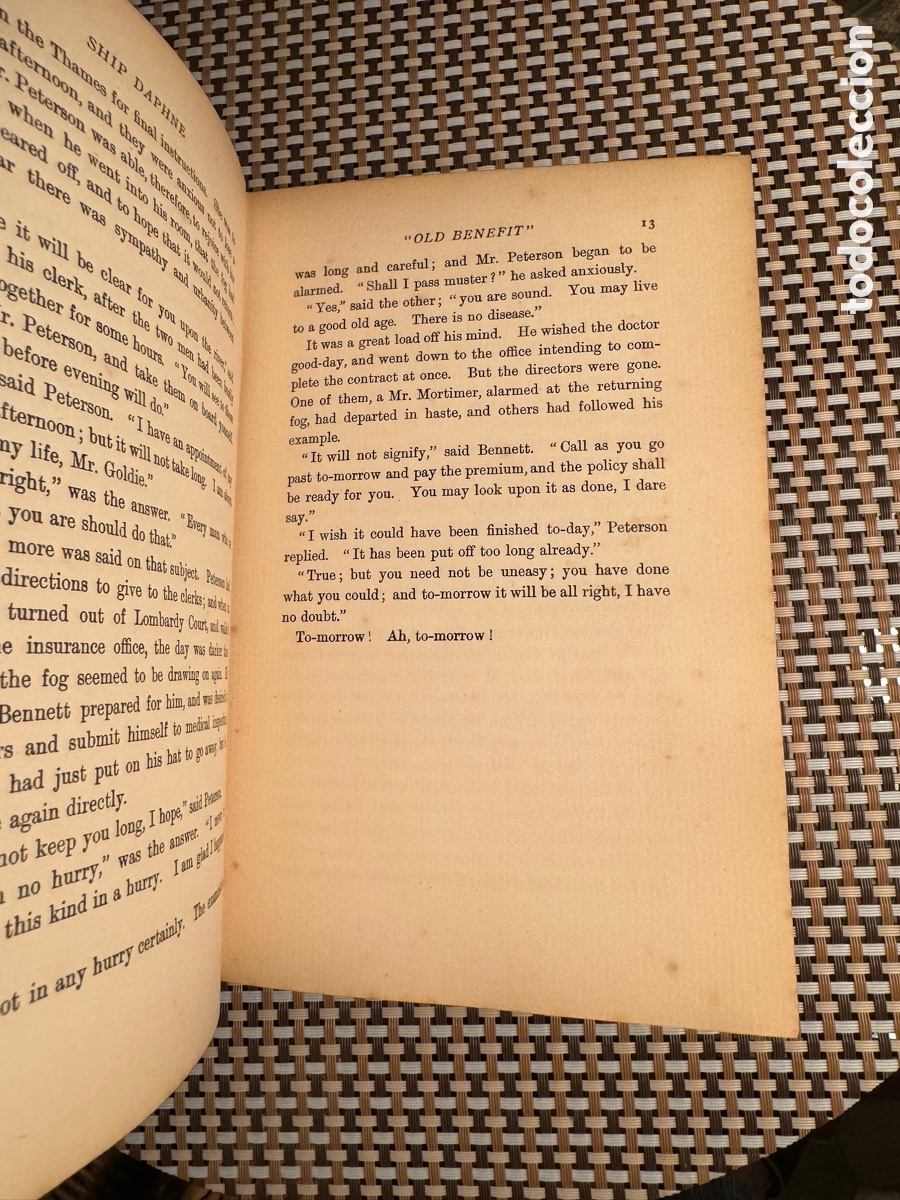 Libros antiguos: Ship Daphne Millington 1896 - Foto 2