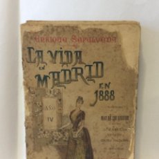 Libros antiguos: - SEPÚLVEDA, ENRIQUE. LA VIDA EN MADRID EN 1888.