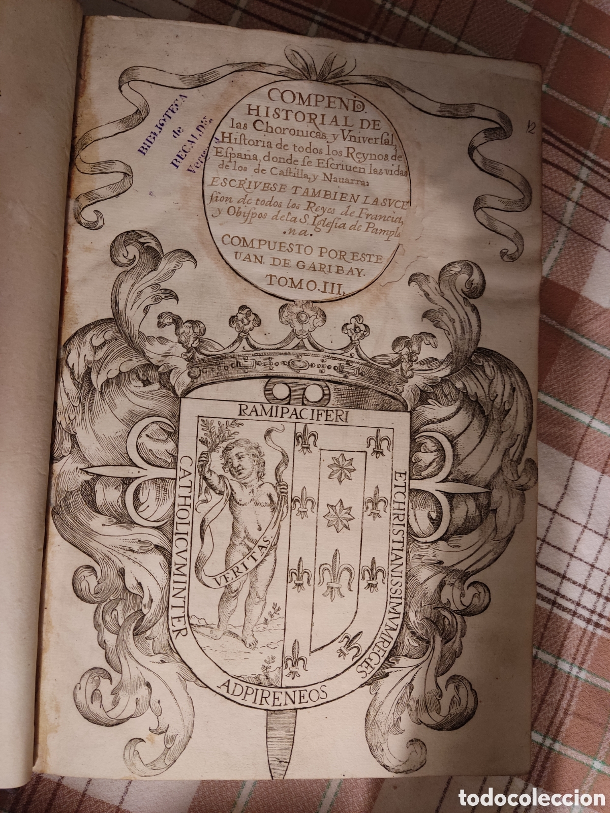Libros antiguos: Tomo iii compendio historial garibay - Foto 1