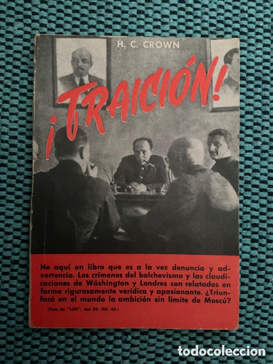 Libros antiguos: Traici&oacute;n! H. C. CROWN - Foto 1