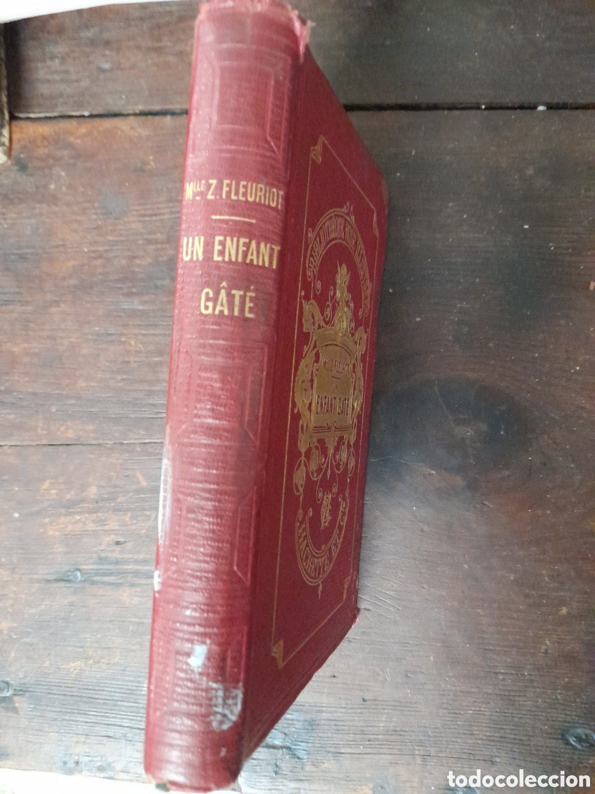 Libros antiguos: Un Enfant Gate De Zenaide, Fleuriot - Foto 3