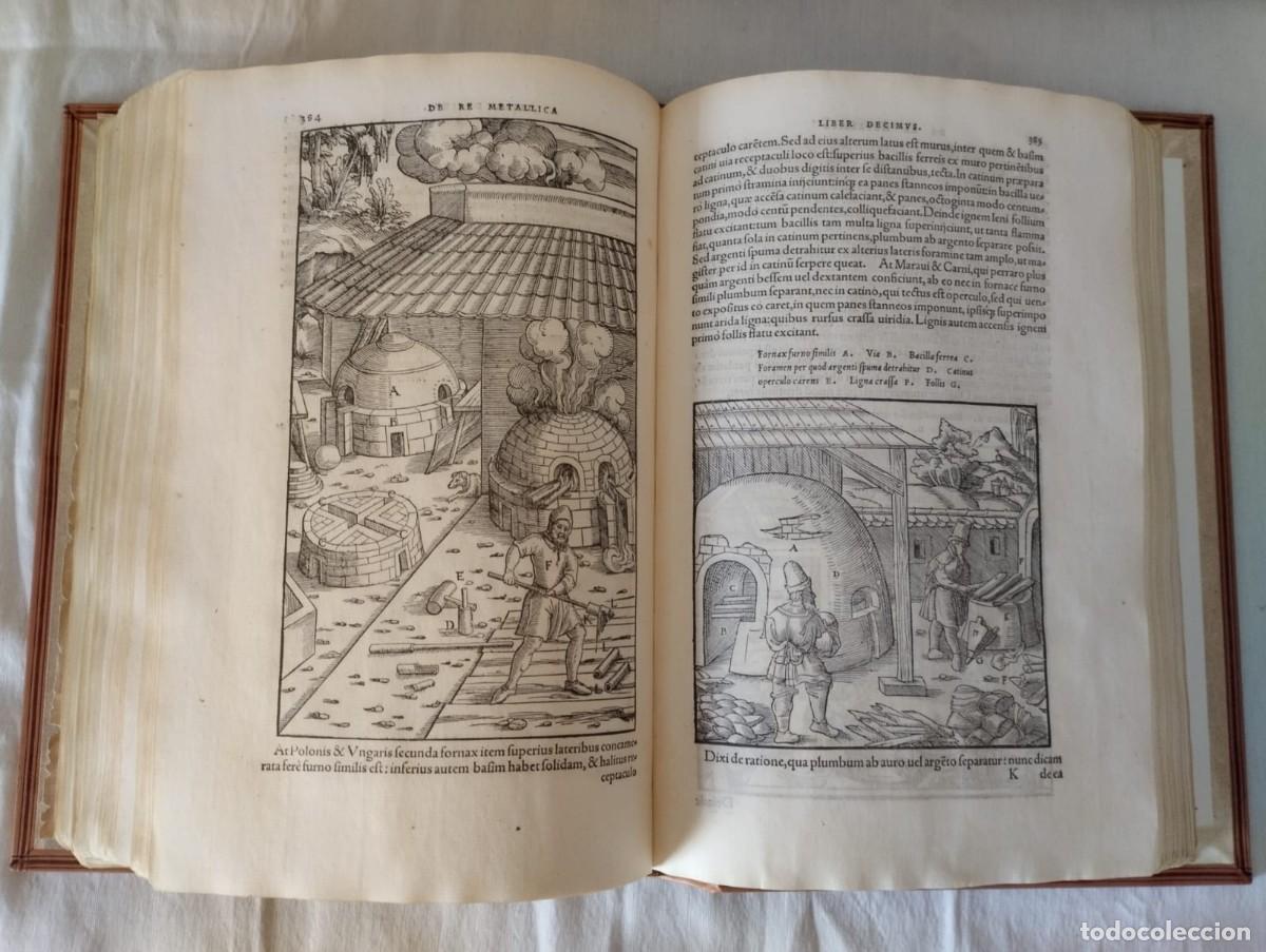 Libros antiguos: DE RE METALICA - Foto 4