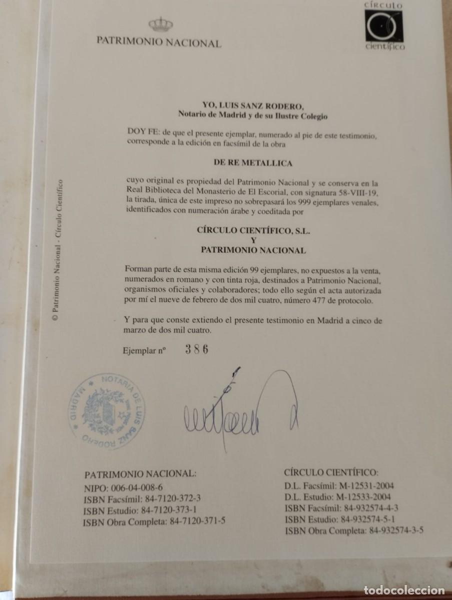 Libros antiguos: DE RE METALICA - Foto 6