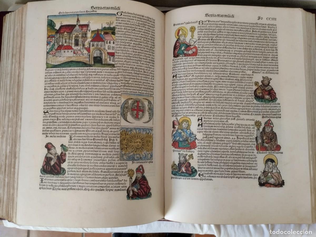 Libros antiguos: LIBER CHRONICARUM - Foto 3