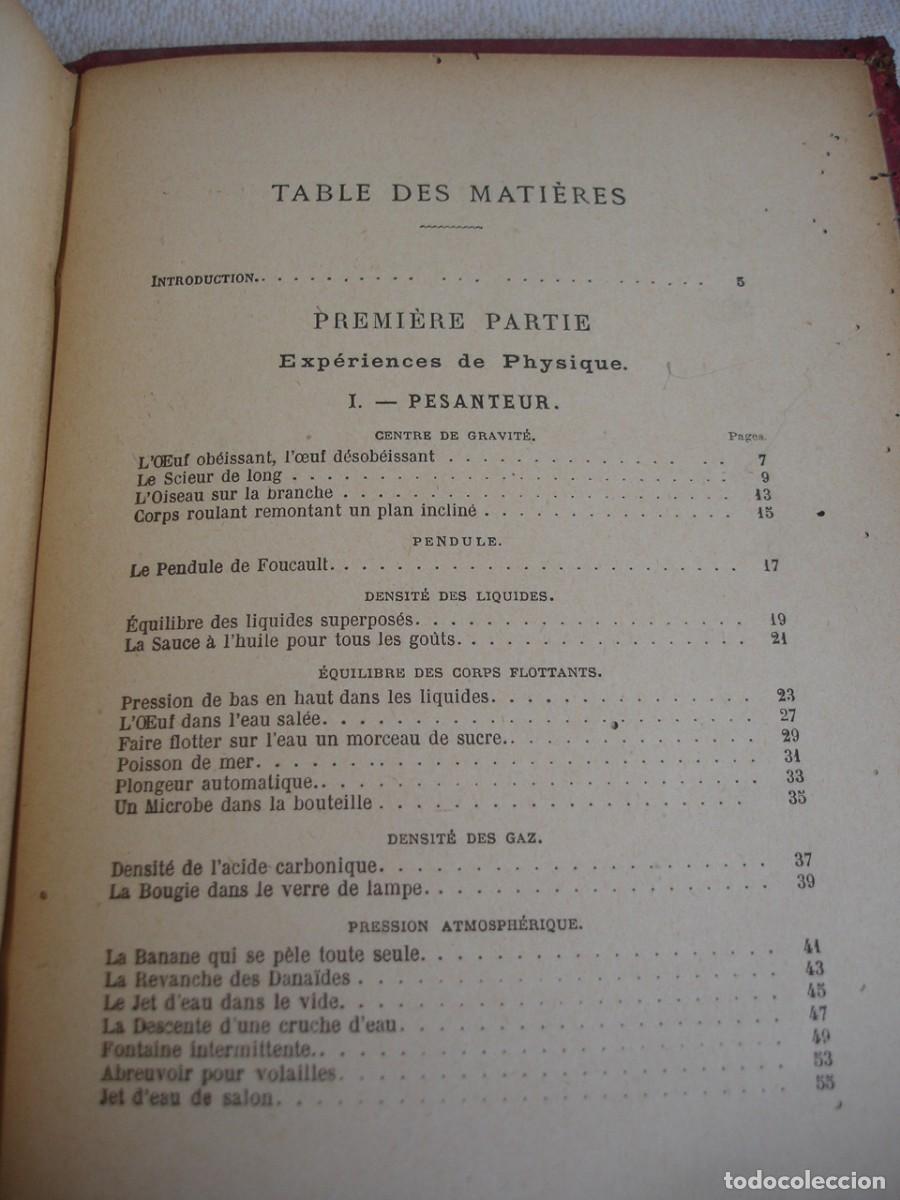 Libros antiguos: Tom Tit - 1892 La science amusante 100 exp&eacute;riences. - Foto 13