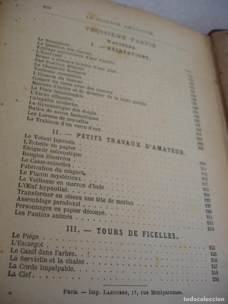 Libros antiguos: Tom Tit - 1892 La science amusante 100 exp&eacute;riences. - Foto 15
