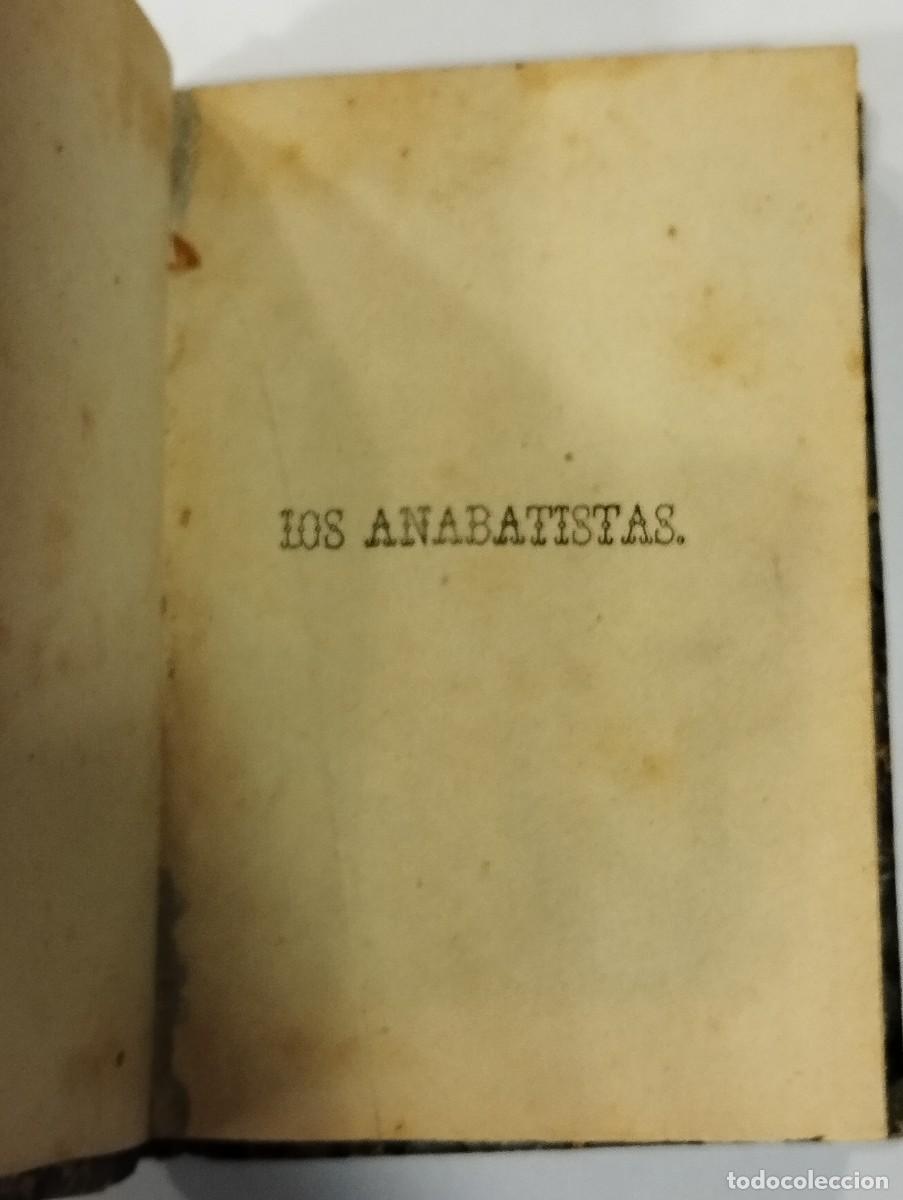 Libros antiguos: LOS ANABATISTAS (VAN DER VELDE). - Foto 2