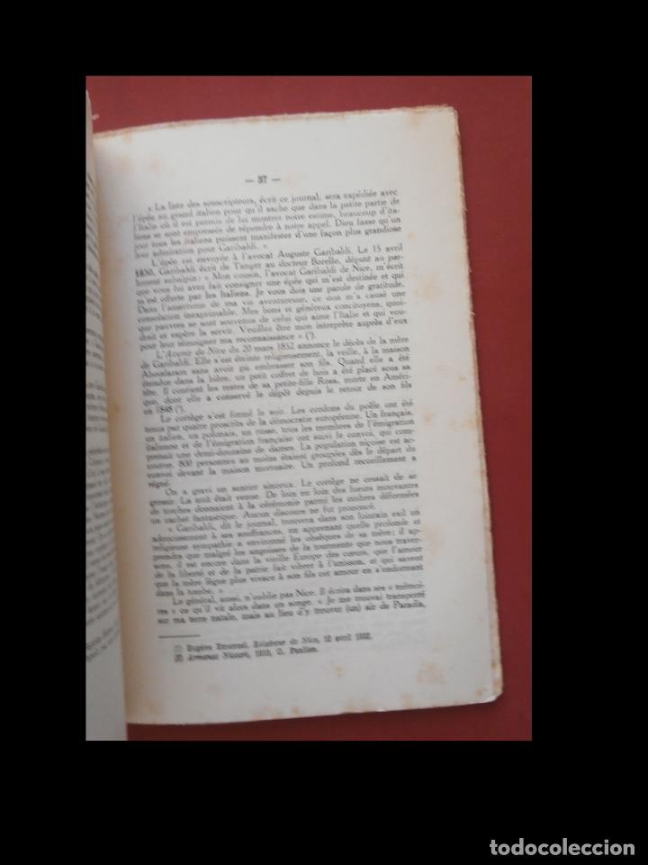 Libros antiguos: Pour le Cinquantenaire de la Mort de Joseph Garibaldi - Foto 5