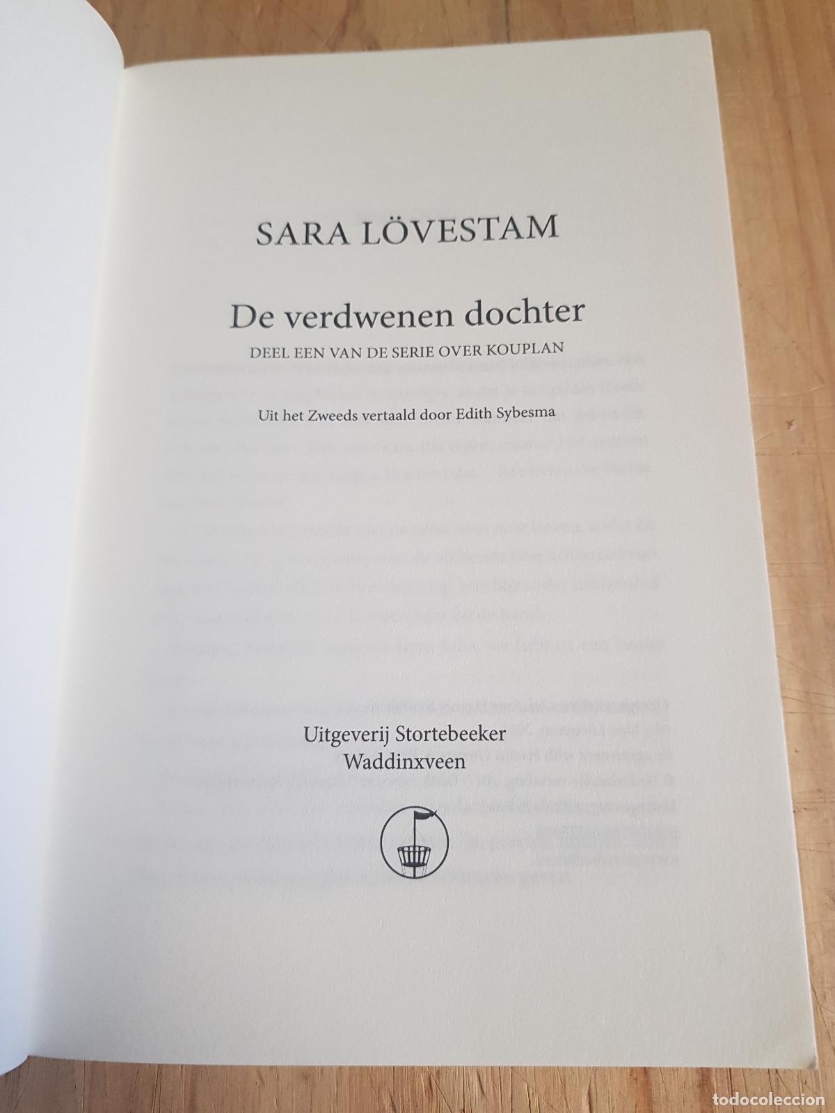 Libros antiguos: De verdwenen dochter - Sara L&ouml;vestam - Foto 4