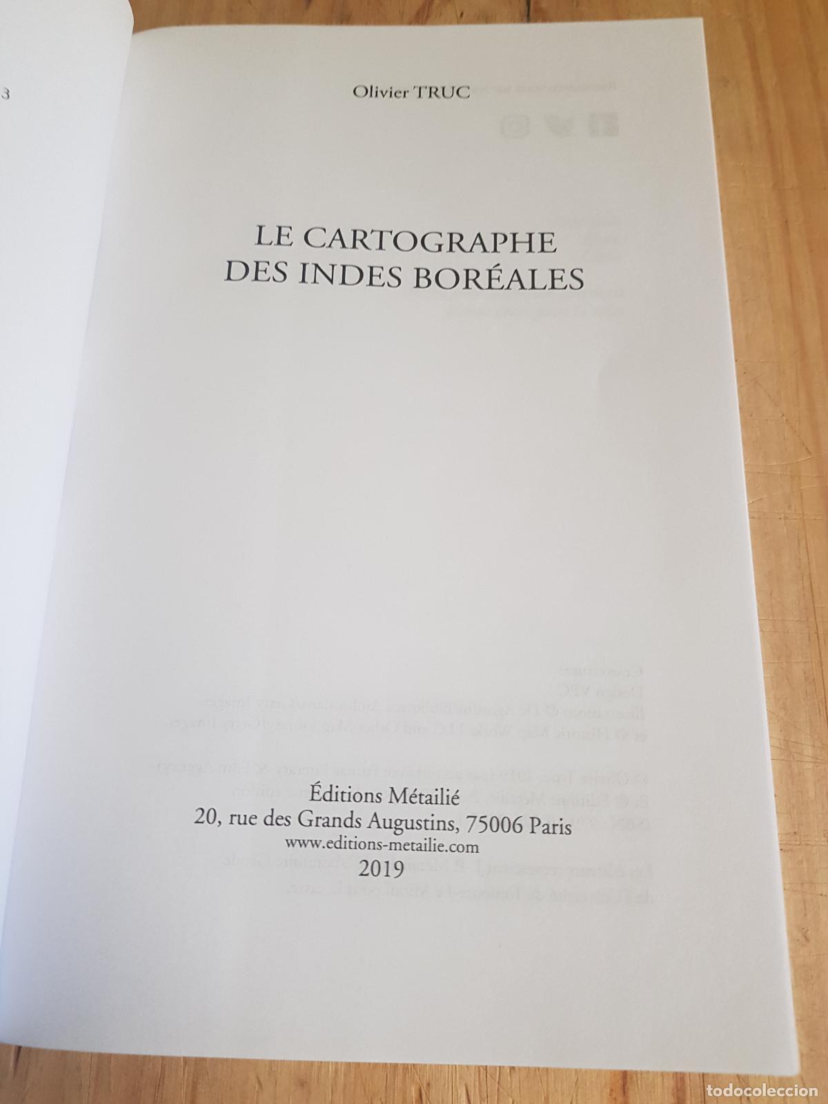 Libros antiguos: Le cartographe des indes boreales - Foto 2