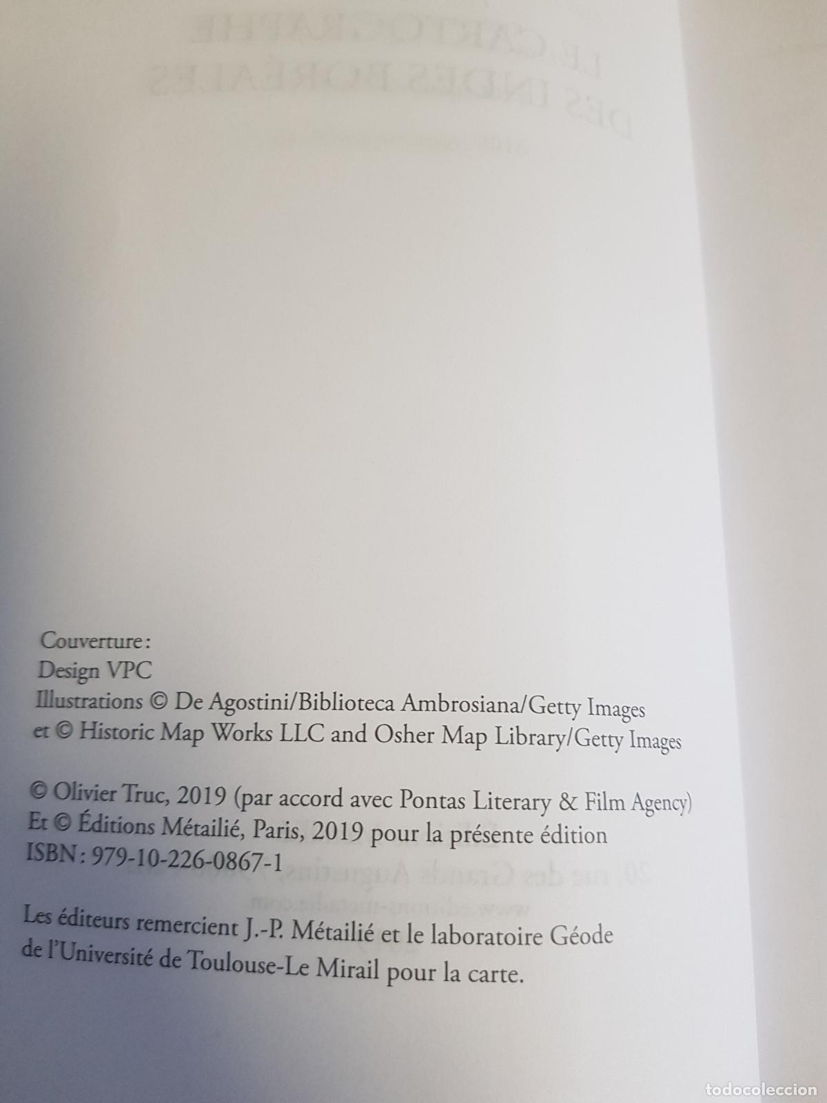 Libros antiguos: Le cartographe des indes boreales - Foto 4