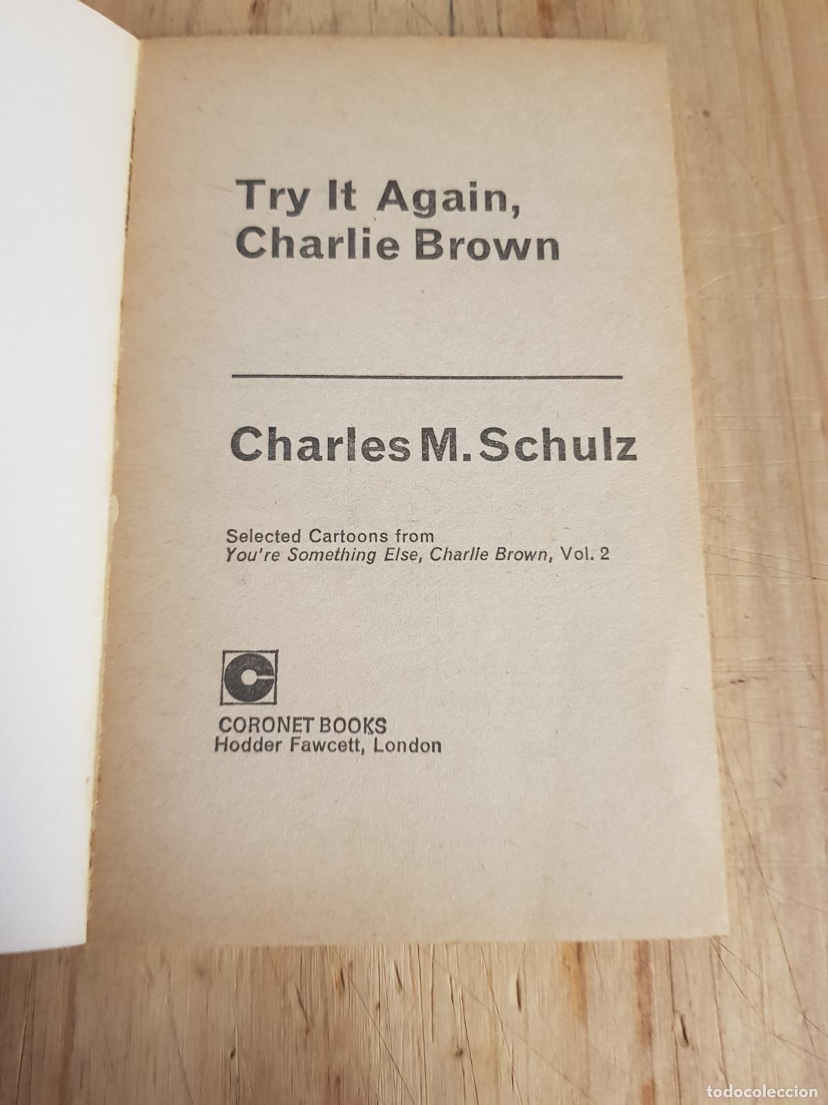 Libros antiguos: Try it again, Charlie Brown - Charles M. Schulz - Foto 4