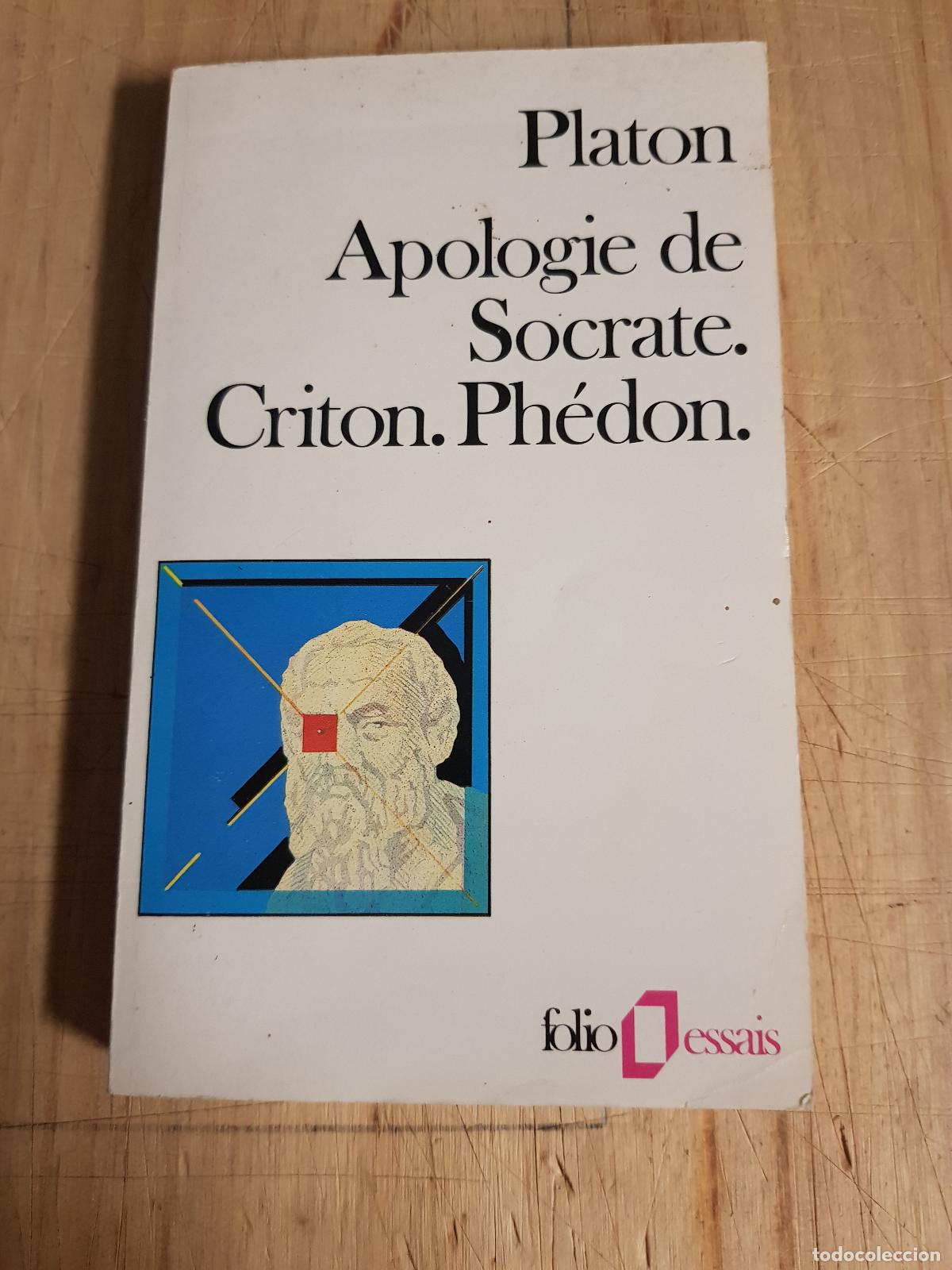 Libros antiguos: Apologie de socrate. Criton. Ph&eacute;don - Platon - Foto 1