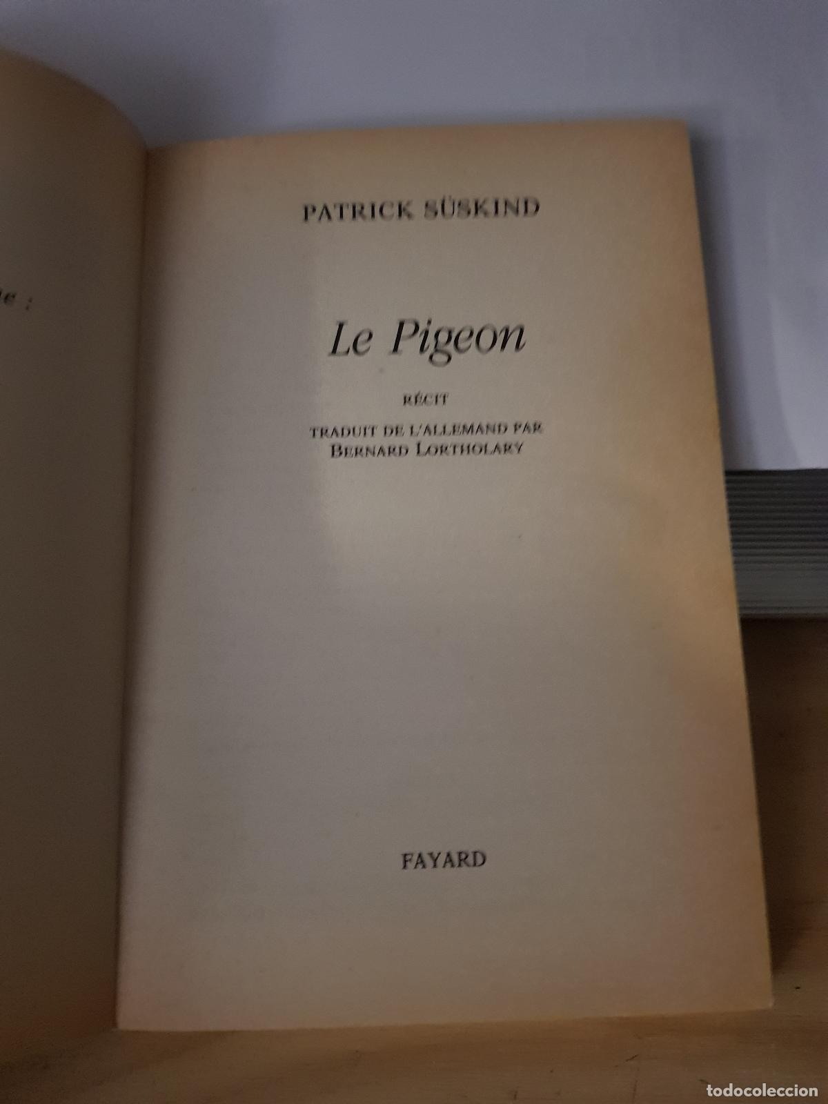 Libros antiguos: Le pigeon - Patrick S&uuml;skind - Foto 5