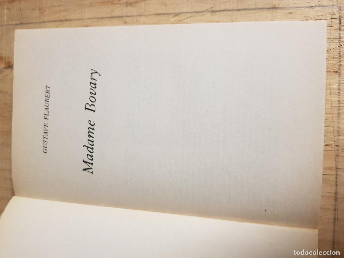 Libros antiguos: Madame Bovary - Gustave Flaubert - Foto 3