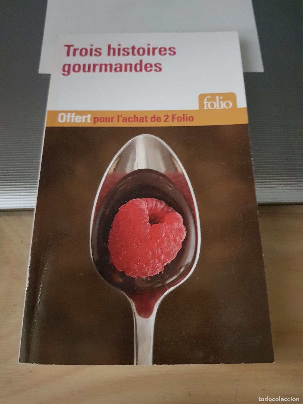 Libros antiguos: Trois histoires gourmandes - Foto 1