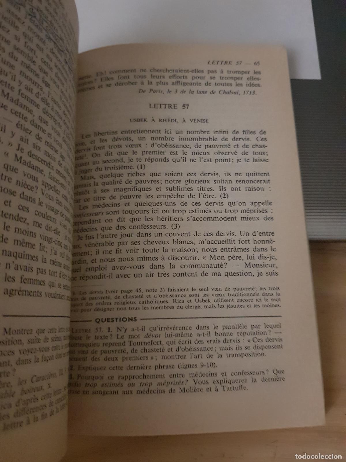 Libros antiguos: Lettres persanes - Montesquieu - Foto 4