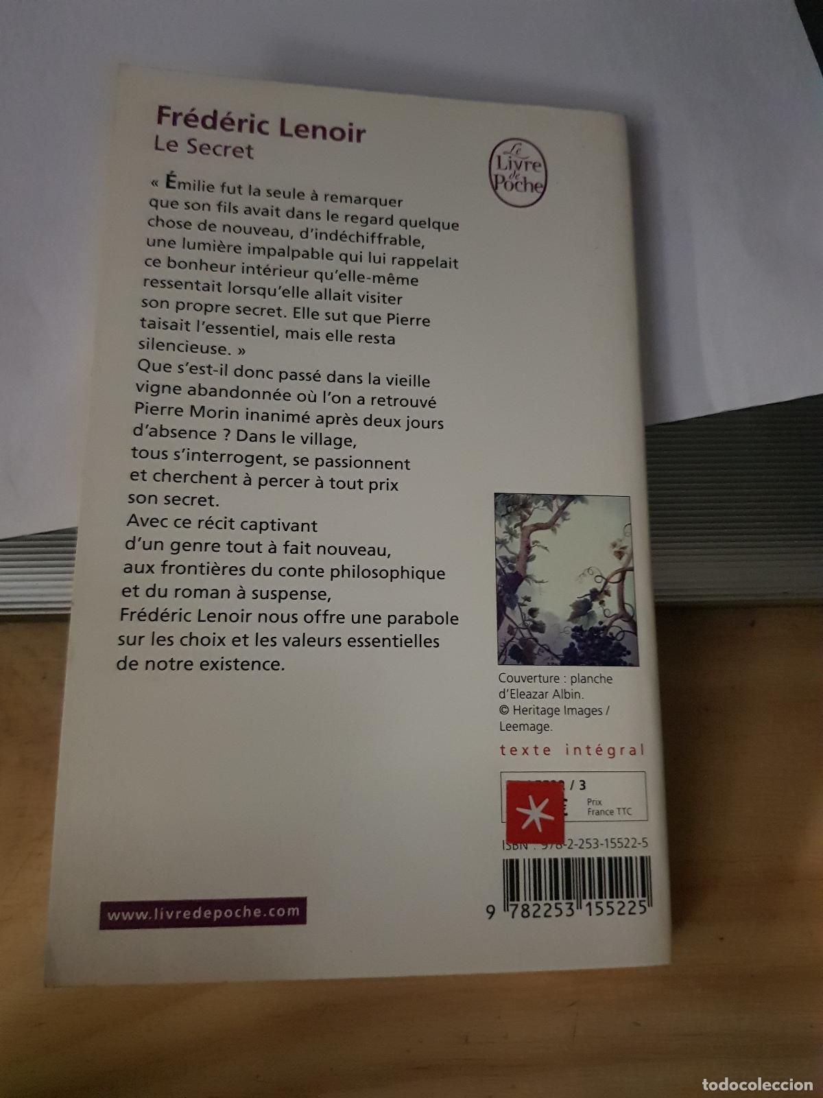 Libros antiguos: Le secret - Fr&eacute;d&eacute;ric Lenoir - Foto 4