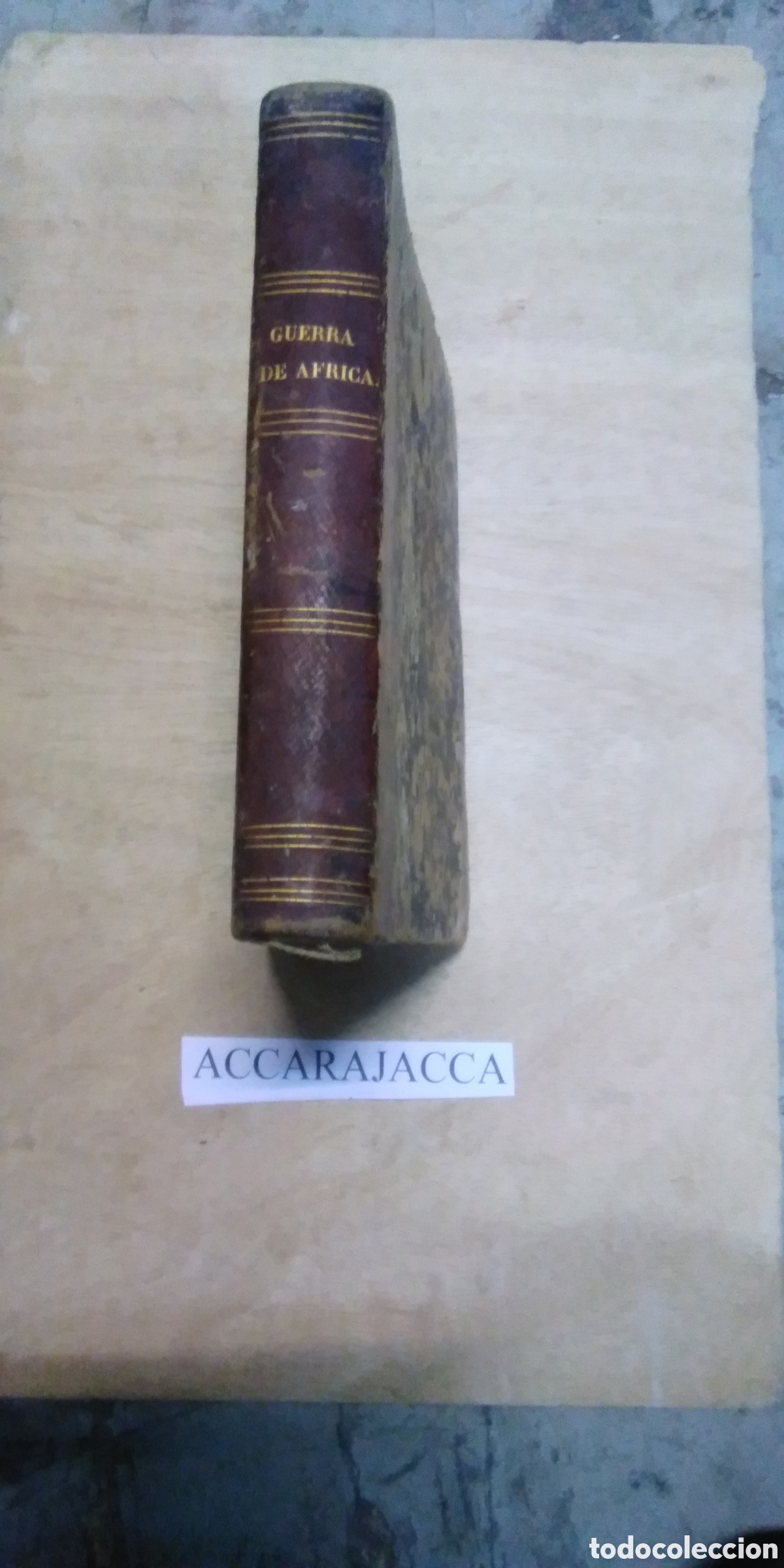 Libros antiguos: Guerra de &Aacute;frica. Rafael del Castillo - Foto 2
