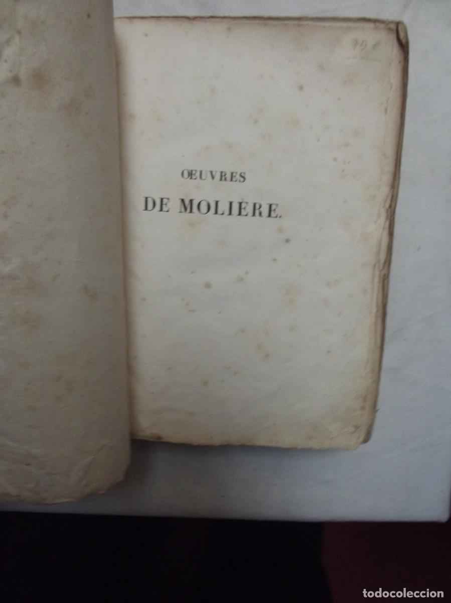 Libros antiguos: OEUVRES DE MOLIERE - Foto 2