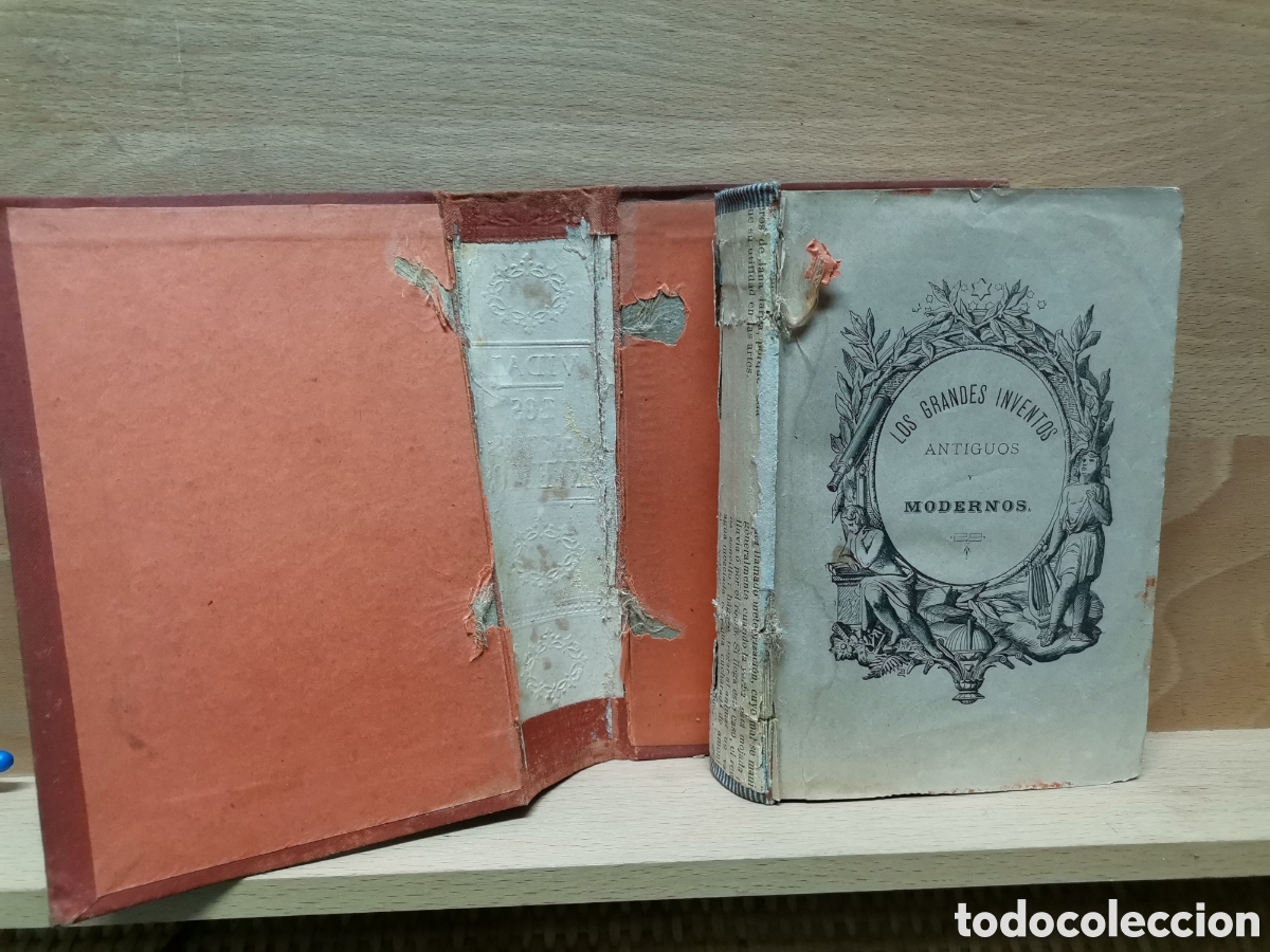 Libros antiguos: Los grandes inventos vidal de valenciano - Foto 2