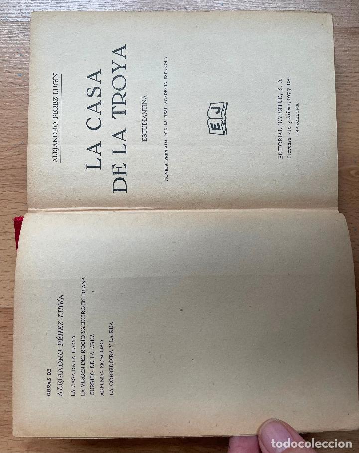 Libros antiguos: LA CASA DE TROYA Alejandro Perez Lugin - Foto 4