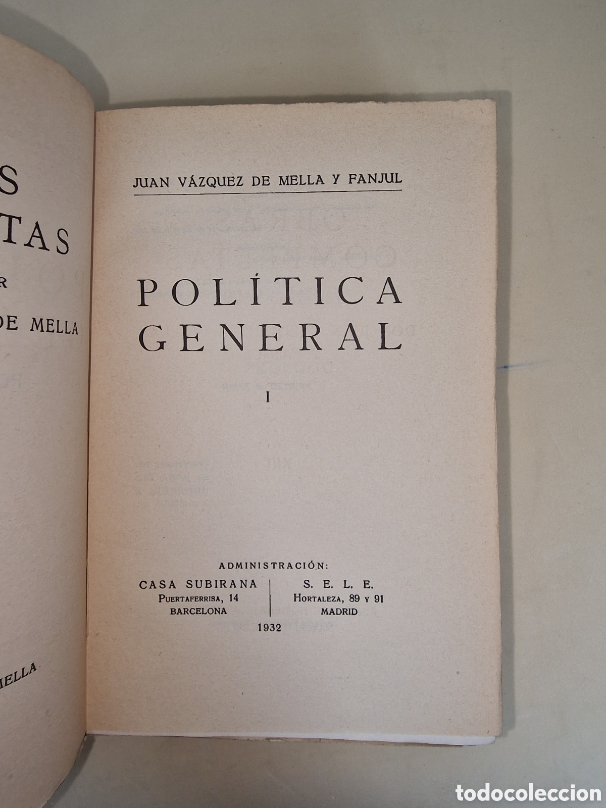 Libros antiguos: Pol&iacute;tica General - Foto 7