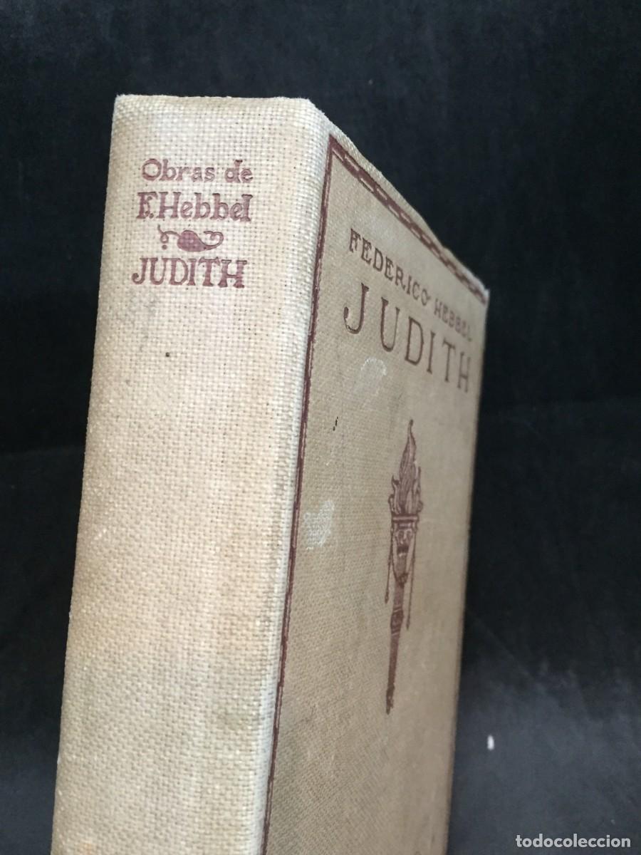 Libros antiguos: FRIEDRICH HEBBEL. JUDITH. ATENEA, 1918 - Foto 2
