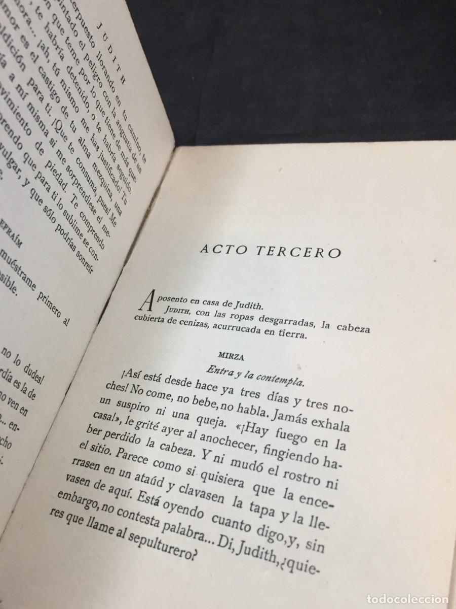 Libros antiguos: FRIEDRICH HEBBEL. JUDITH. ATENEA, 1918 - Foto 8