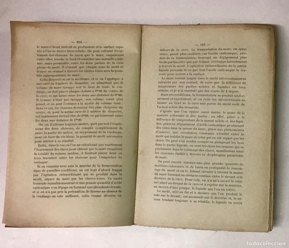 Libros antiguos: PROC&Eacute;D&Eacute;S MODERNES DE VINIFICATION. - COSTE-FLORET, P. - Foto 4